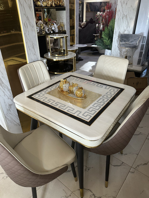 Majestic Marble Dining Set