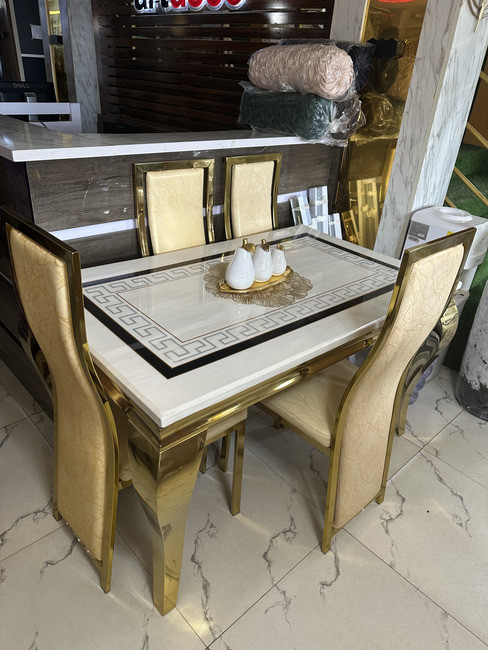 Majestic Marble Dining Set